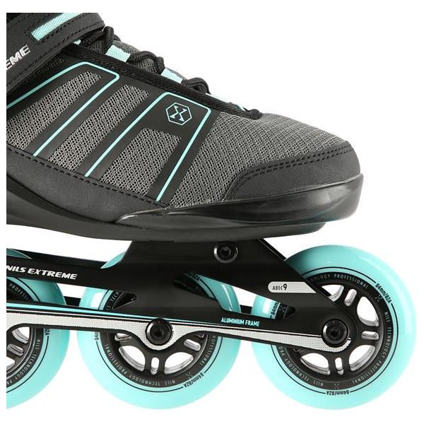 Rolki Extreme NA14217 Nils - czarno-miętowy