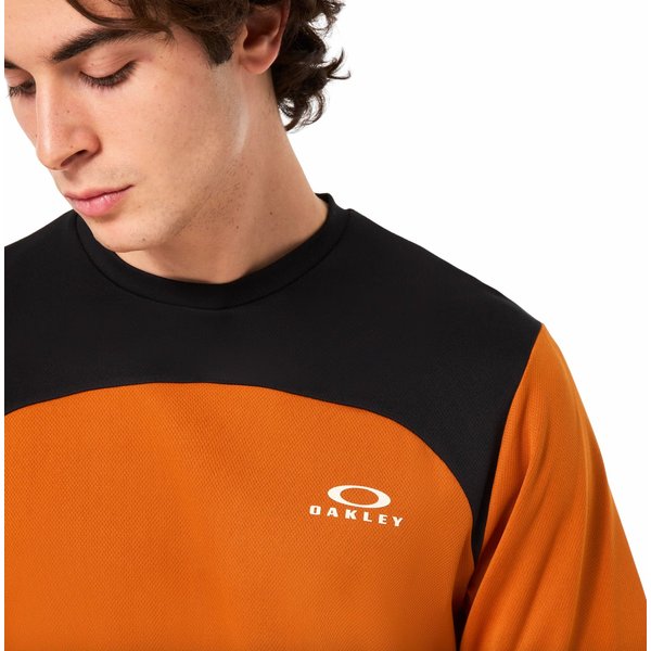 Koszulka rowerowa męska Free Ride SS Oakley - ginger