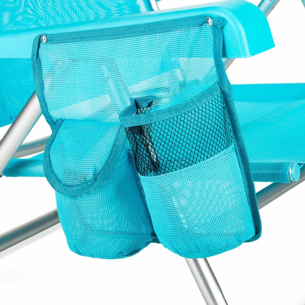 Krzesło plażowe z funkcją leżaka Sun Flex 2w1 Outtec - turkusowe