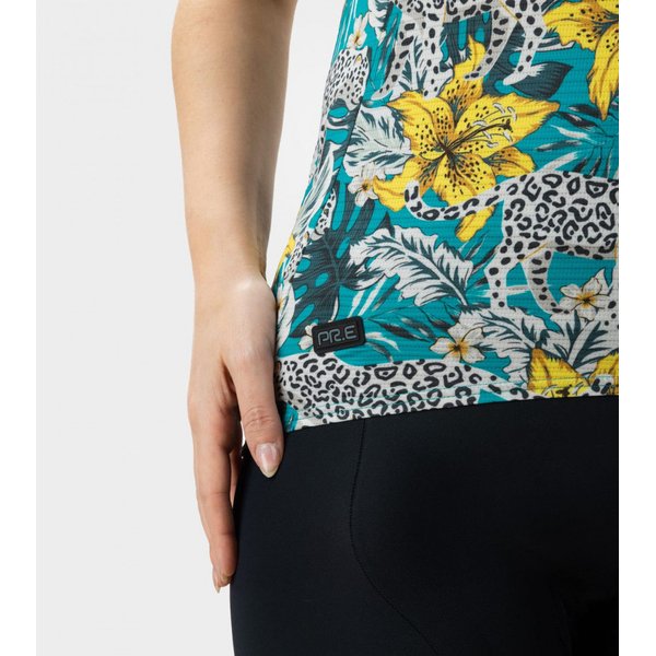 Koszulka rowerowa damska Hibiscus Maglia Donna Ale