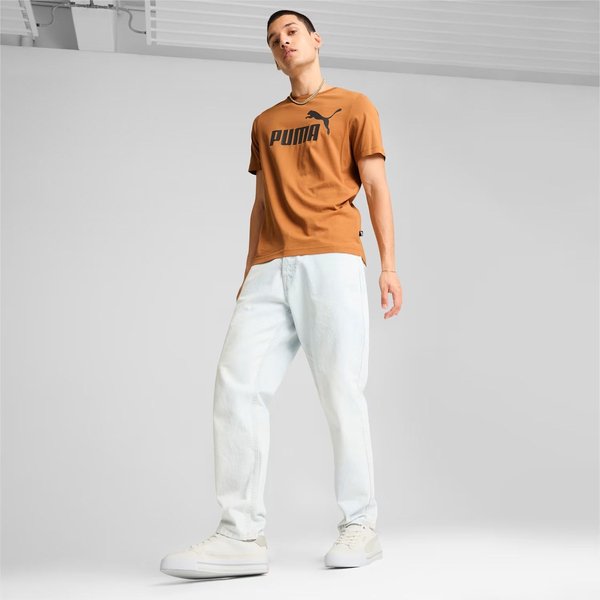Koszulka męska ESS Logo Tee Puma - Caramel Latte