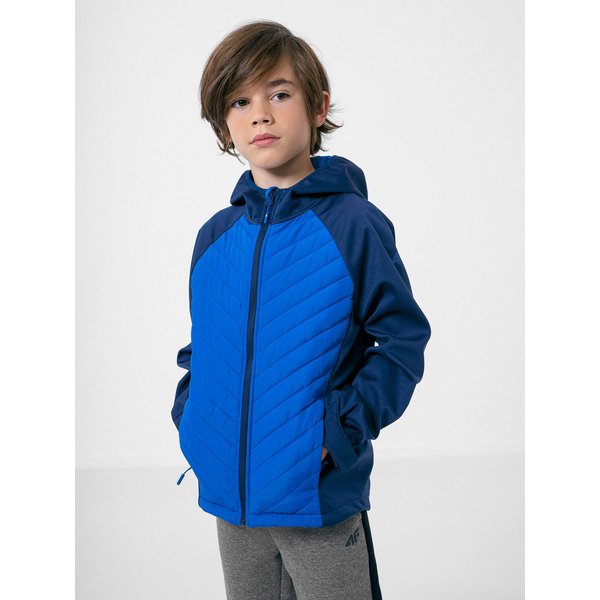 Softshell juniorski HJZ22 JSFM002 4F - niebieska