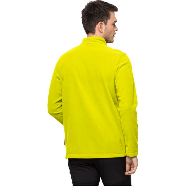 Bluza polarowa męska Taunus Jack Wolfskin - żółta