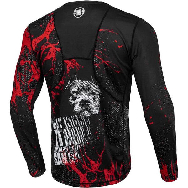 Longsleeve męski Mesh Blood Dog 2 Pitbull West Coast