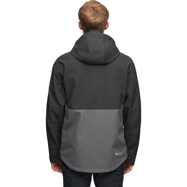 Softshell męski Pelat Alpinus - czarno-grafitowa