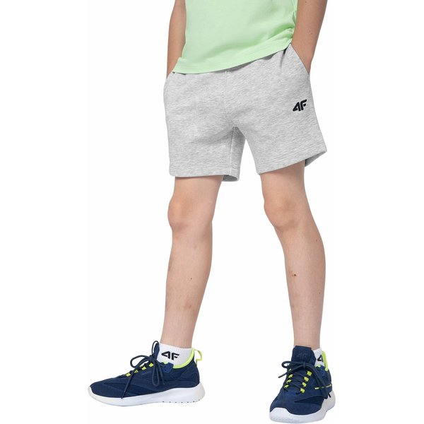 Spodenki chłopięce 4FJSS23TSHOM048 4F - szare