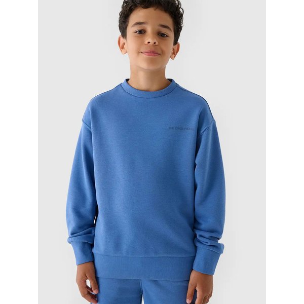Bluza chłopięca TSWSM1713 4F - jasny niebieski