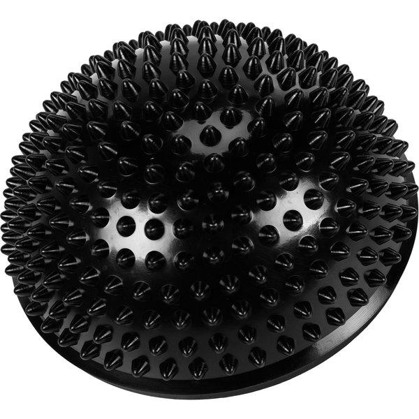 Półkule sensoryczne do masażu, jeżyki do ćwiczeń + pompka Kedica - czarne