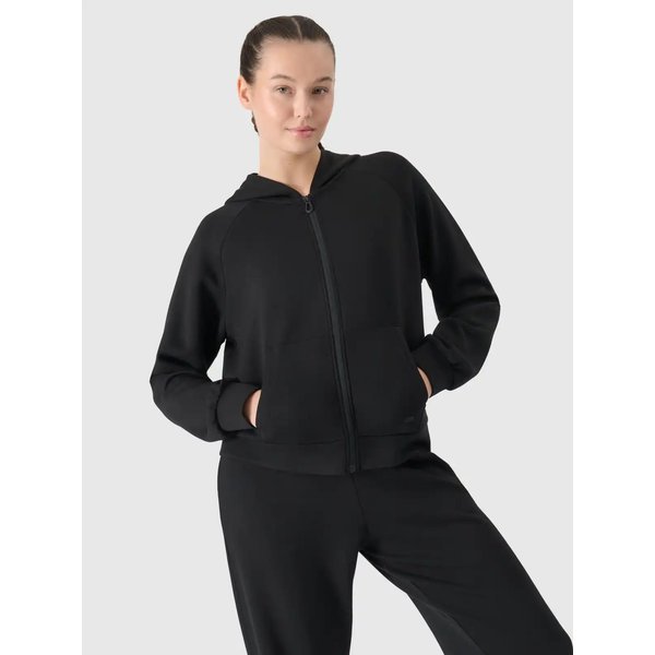 Bluza damska TSWSF1577 4F - głęboka czerń