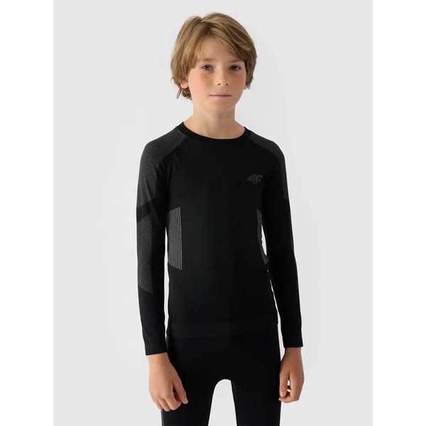Bielizna termoaktywna chłopięca USEAM149 4F - głęboka czerń