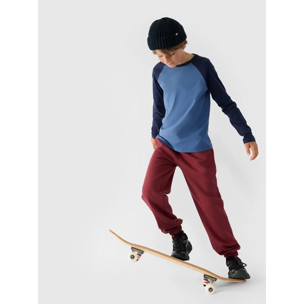 Longsleeve chłopięcy TLONM293 4F - denim