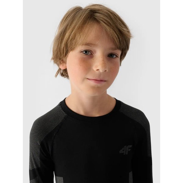 Bielizna termoaktywna chłopięca USEAM149 4F - głęboka czerń