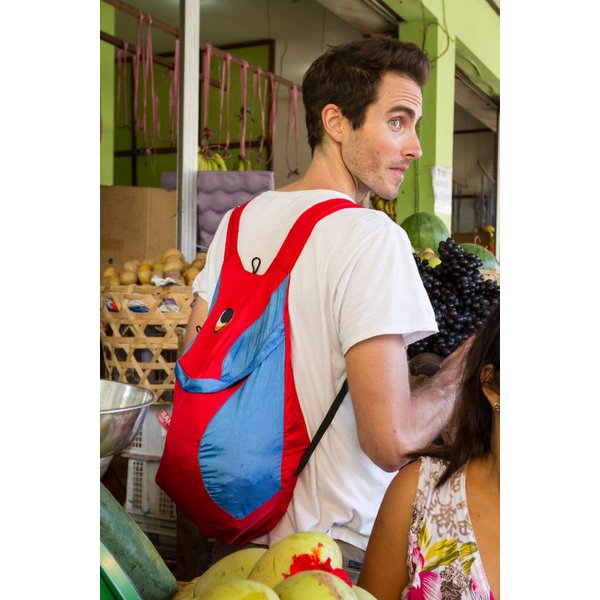 Plecak Mini Backpack 15L Ticket To The Moon - blue/orange
