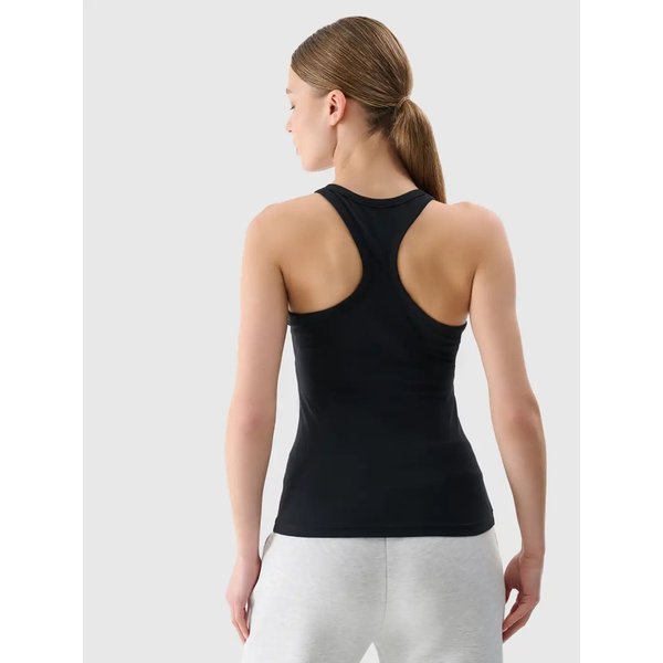 Bezrękawnik damski TSLEF124 4F - głęboka czerń