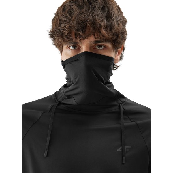 Longsleeve męski 4FAW23UBRUM037 4F - głęboka czerń