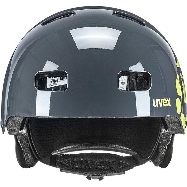Kask rowerowy juniorski Kid 3 Uvex - grey- lime
