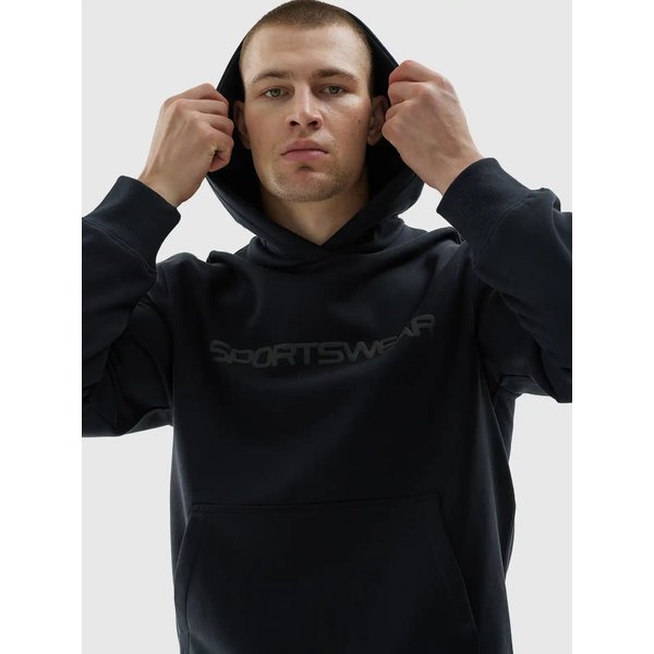 Bluza męska TSWSM1259 4F - głęboka czerń