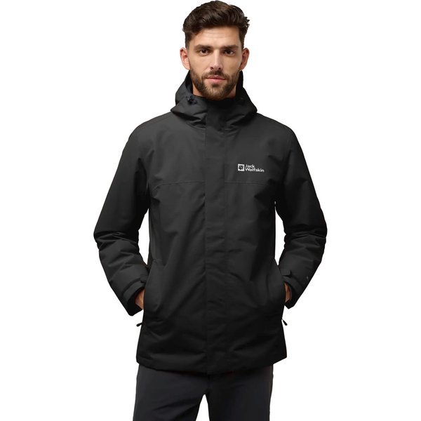 Kurtka męska 3w1 Altenberg Jack Wolfskin - Black