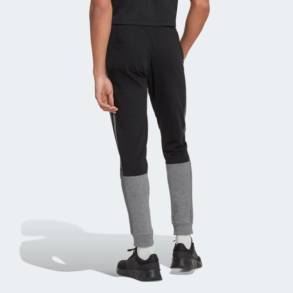 Spodnie męskie Essentials Melange French Terry Adidas - czarne