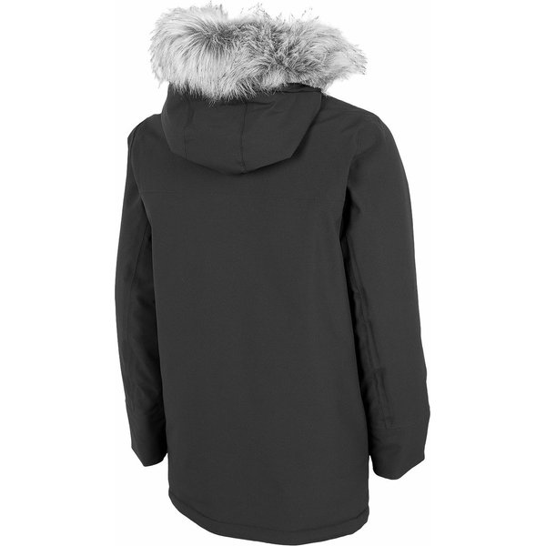 Kurtka chłopięca HJZ22 JKUM001 4F - czarna