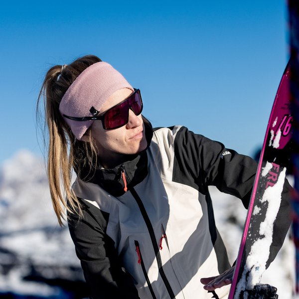 Opaska na głowę Puez Salewa - etruscan red