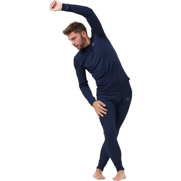 Longsleeve termoaktywny męski Active Warm ECO Long Odlo - dark sapphire
