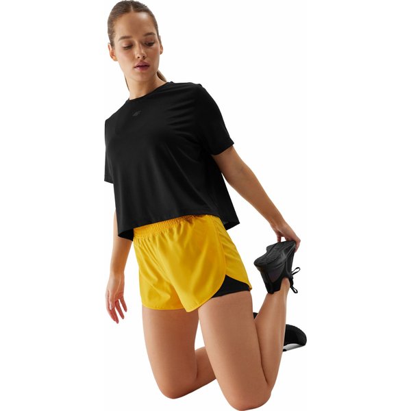 Koszulka damska 4FWSS24TFTSF709 4F - głęboka czerń