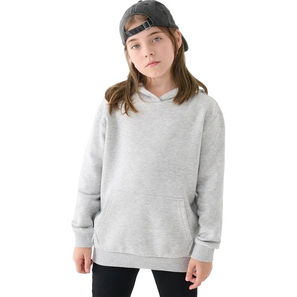 Bluza dziewczęca TSWSF1862 4F - szary melanż