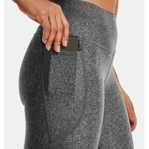 Legginsy damskie HeatGear Armour No-Slip Waistband 7/8 Under Armour - szare