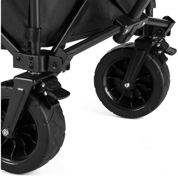 Wózek turystyczny, składany gumowe koła BlackRover 100L Outtec