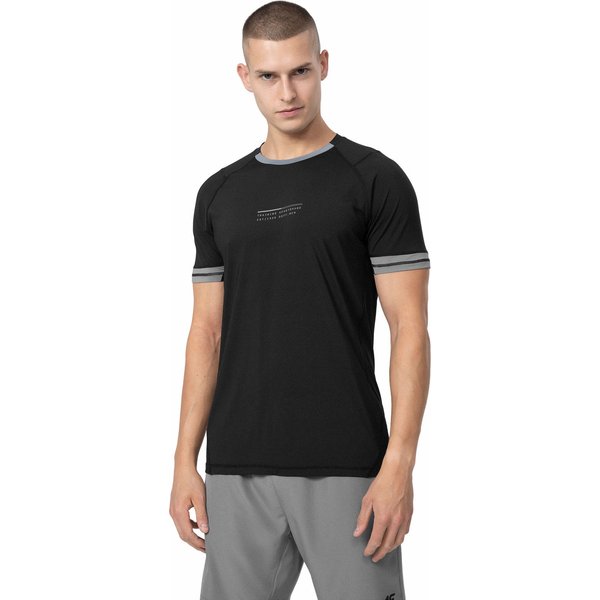 Koszulka męska 4FSS23TFTSM159 4F - czarna