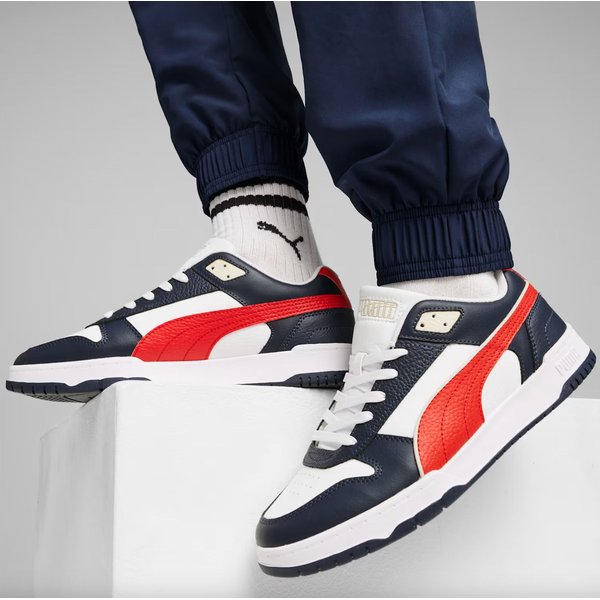 Buty RBD Game Low Puma - White-New Navy-For All