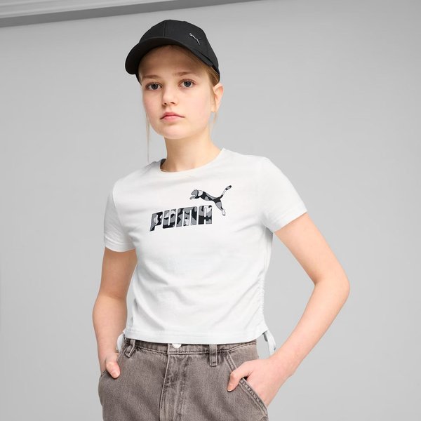 Czapka juniorska Ess Metal Cat BB Cap Youth Puma - Black