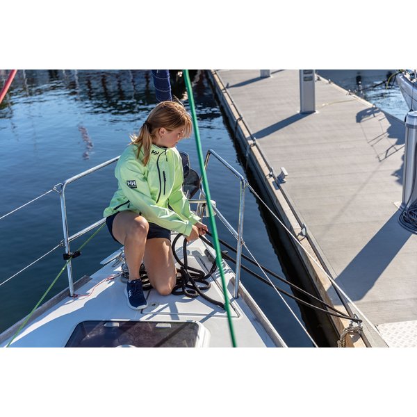 Kurtka damska Crew Hooded Sailing Jacket 2.0 Helly Hansen - washed lime