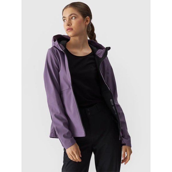 Softshell damski TSOFF285 4F - ciemny fiolet