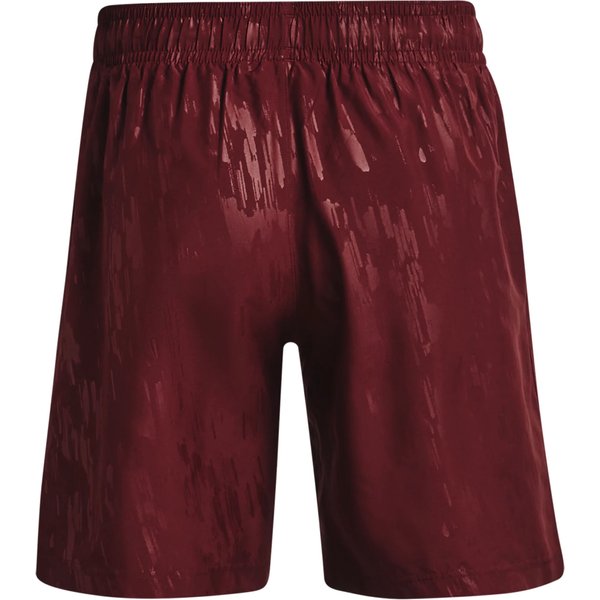 Spodenki męskie Woven Emboss Under Armour - bordo