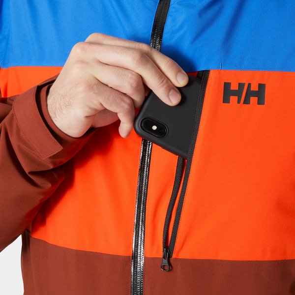 Kurtka narciarska męska Gravity Helly Hansen - Iron Oxide