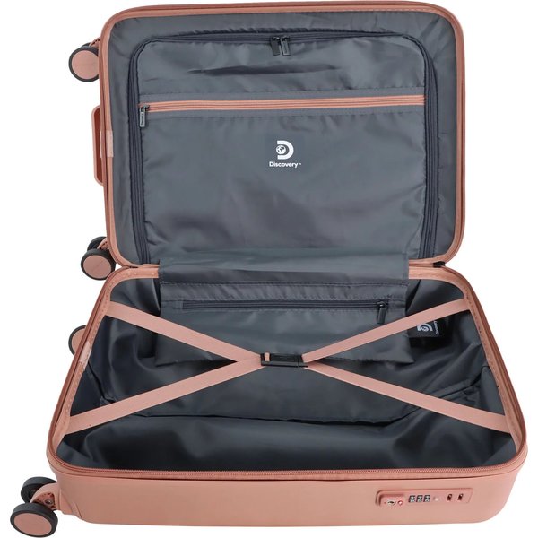 Walizka na kółkach Focus S 33L Discovery - różowa