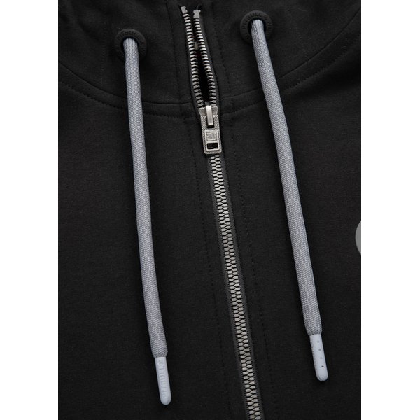 Bluza męska Lotus Hooded Zip Pitbull West Coast - czarna
