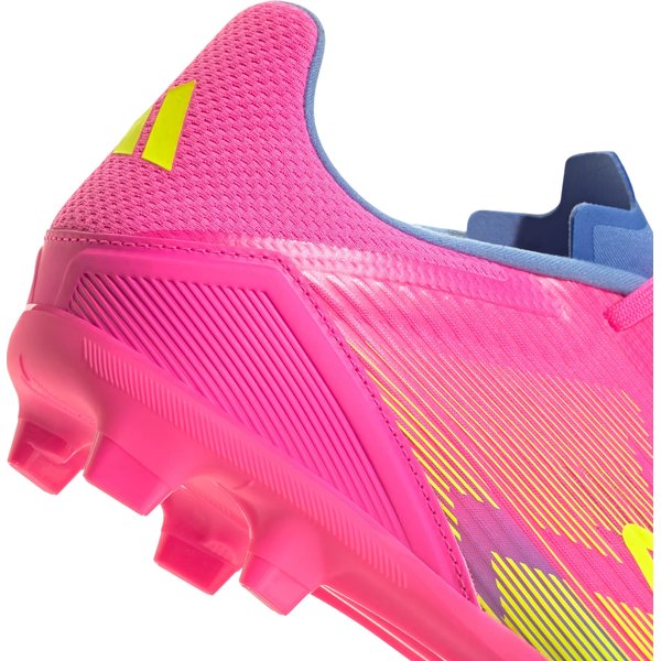 Buty piłkarskie, korki F50 League FG/MG Adidas - Lucid Pink/Lucid Lemon/Blue Fusion