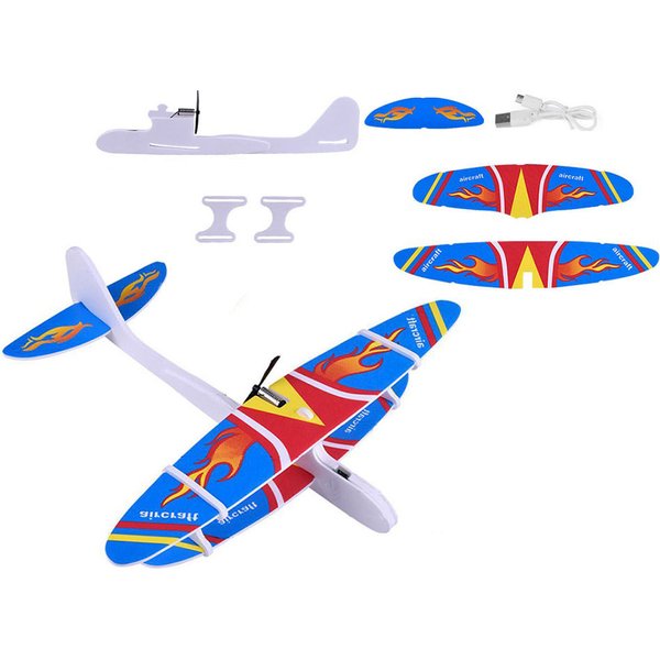 Samolot latający styropianowy z silnikiem LED