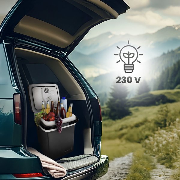 Lodówka turystyczna elektryczna 32L Outtec - 32L szara