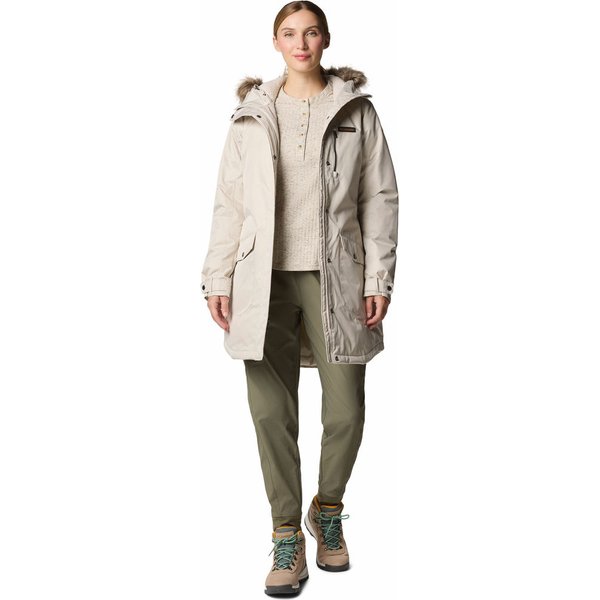 Płaszcz damski Suttle Mountain Long Insulated Columbia - Dark Stone