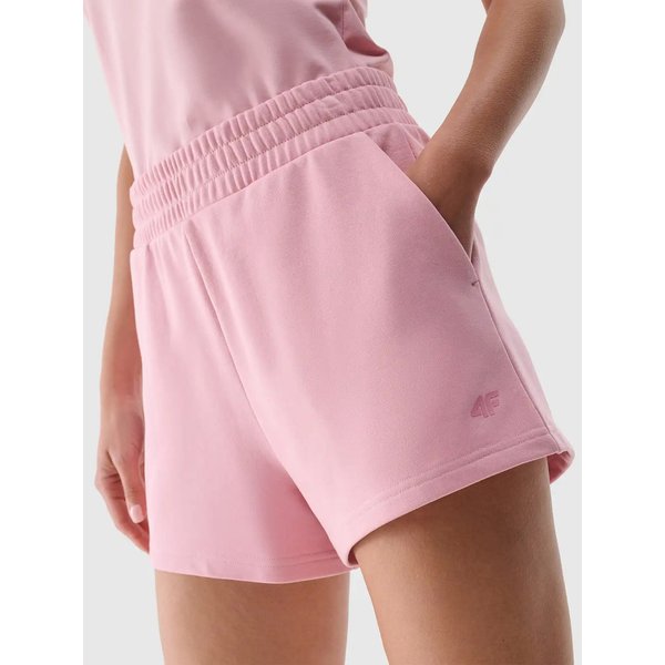 Spodenki damskie TSHOF542 4F - jasny róż