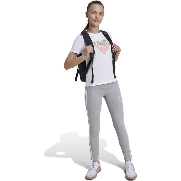 Koszulka juniorska Xpress Street Jam Graphic Adidas - biała