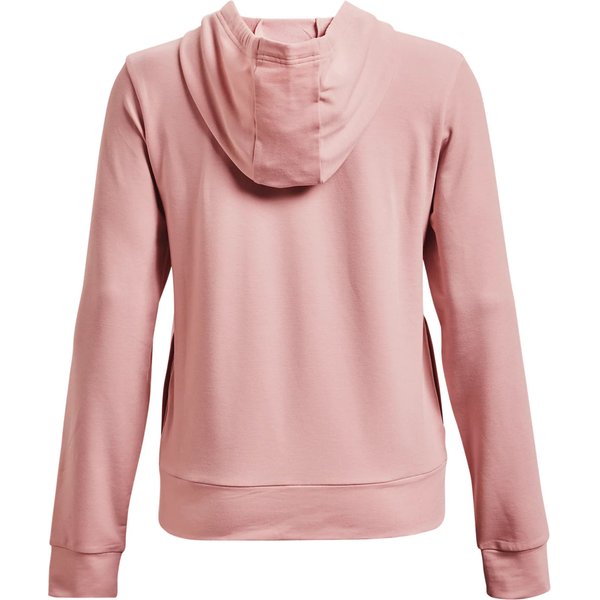 Bluza damska Rival Terry Hoodie Under Armour - różowy