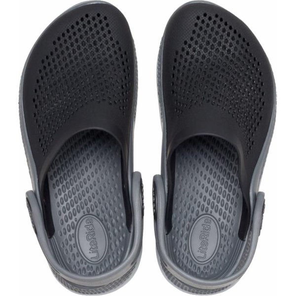 Chodaki LiteRide 360 Jr Crocs - black/slate grey