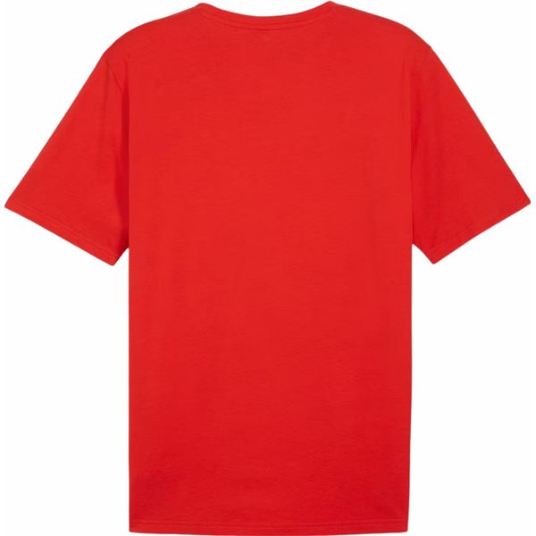 Koszulka męska teamRISE Logo Jersey Cotton Puma - Red-PUMA White