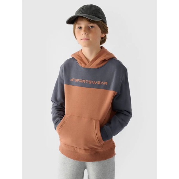 Bluza chłopięca TSWSM1222 4F - pudrowy koral