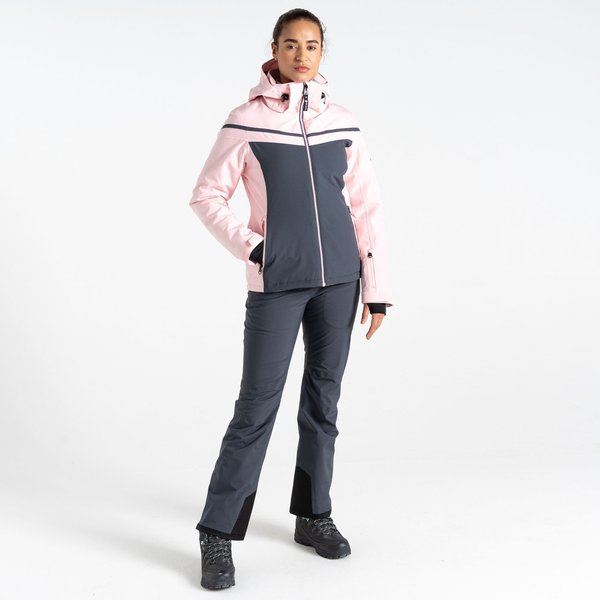 Kurtka narciarska damska Flurry Jacket Dare2B - Crystal rose/Ebony grey